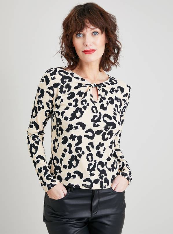 Tu leopard outlet print jumper